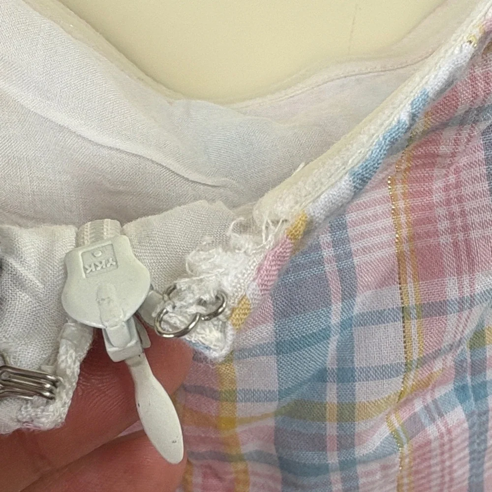 MAJORELLE Pastel Plaid Blouse - Picture 7 of 8